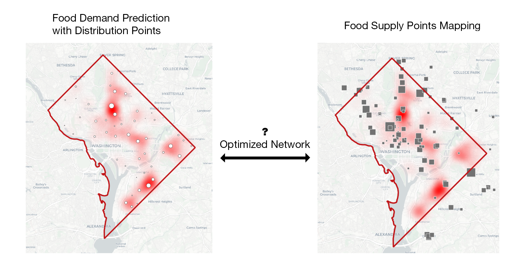 Mapping of Supply and Demand Locations